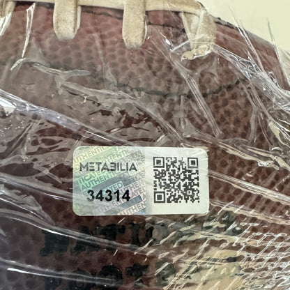 Mike Evans GAME USED Signed + Inscribed "NFL Record Season" Wilson Duke Ball Tampa Bay Buccaneers 24-25 Season Inc. Proof of Authenticity 🛡️