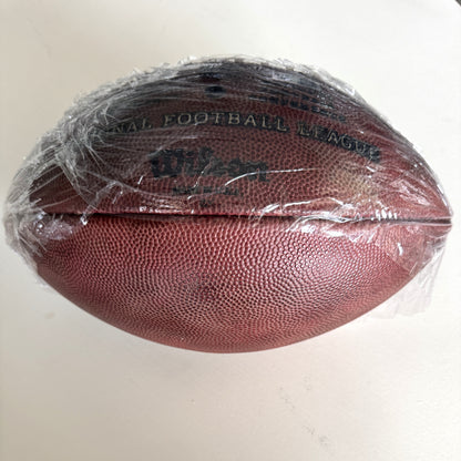 Mike Evans GAME USED Signed + Inscribed "NFL Record Season" Wilson Duke Ball Tampa Bay Buccaneers 24-25 Season Inc. Proof of Authenticity 🛡️