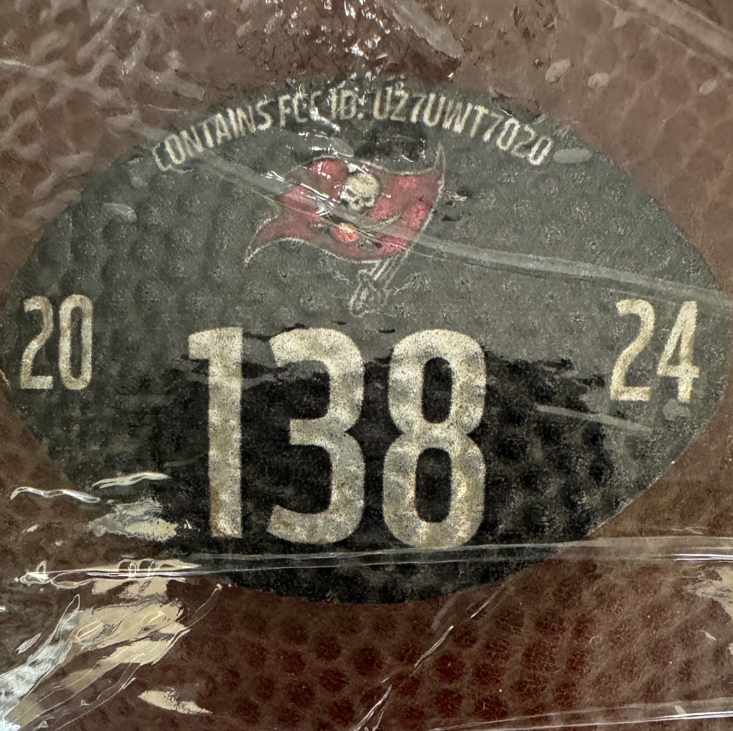 Mike Evans GAME USED Signed + Inscribed "NFL Record Season" Wilson Duke Ball Tampa Bay Buccaneers 24-25 Season Inc. Proof of Authenticity 🛡️