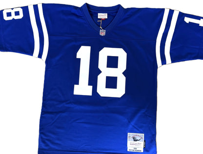 Peyton Manning Hand Signed Indianapolis Colts Mitchell & Ness Throwback NFL Jersey Inc. Fanatics Authenticity 🛡️