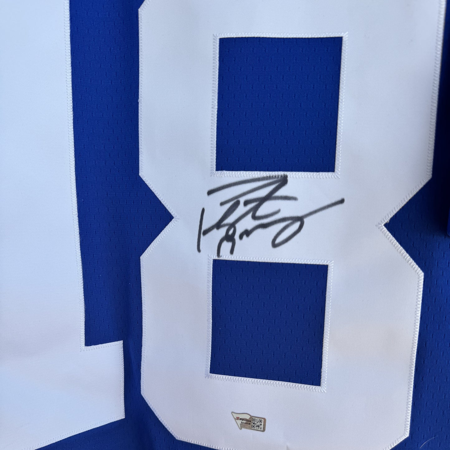 Peyton Manning Hand Signed Indianapolis Colts Mitchell & Ness Throwback NFL Jersey Inc. Fanatics Authenticity 🛡️