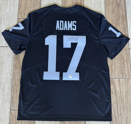 Davante Adams Signed✍️Las Vegas Raiders🏴Nike Limited NFL Jersey👕(Fanatics)