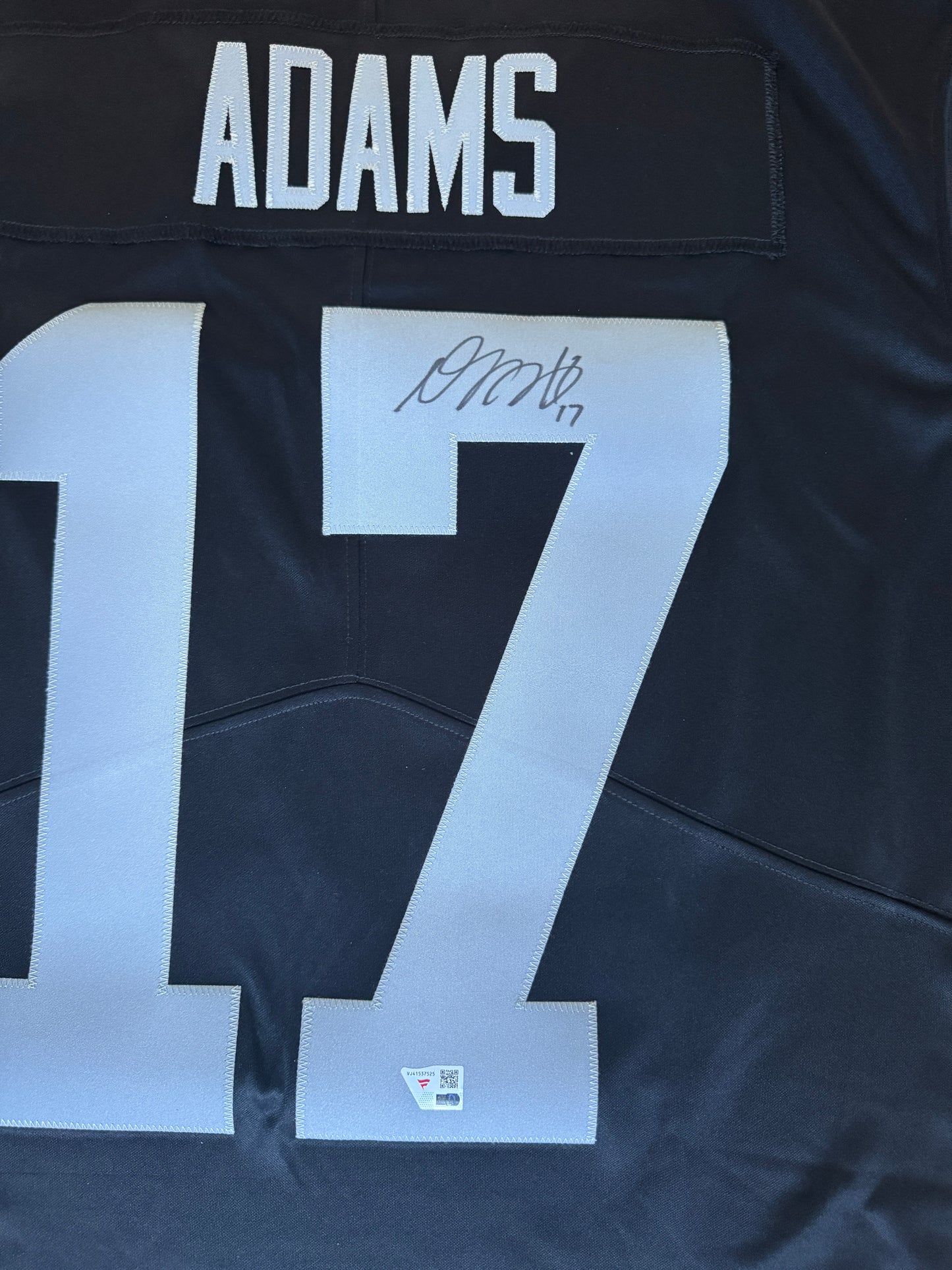 Davante Adams Signed✍️Las Vegas Raiders🏴Nike Limited NFL Jersey👕(Fanatics)