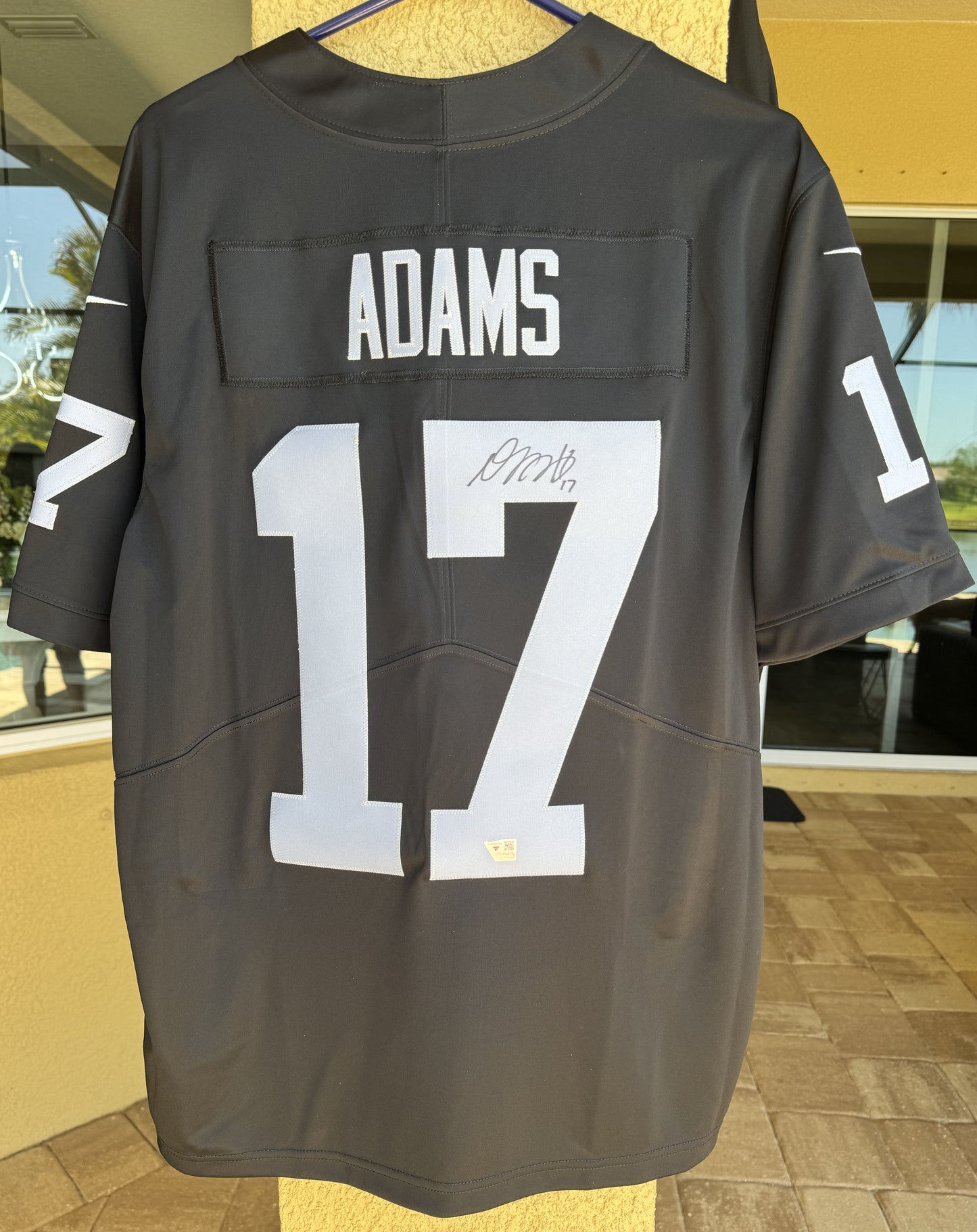 Davante Adams Signed✍️Las Vegas Raiders🏴Nike Limited NFL Jersey👕(Fanatics)