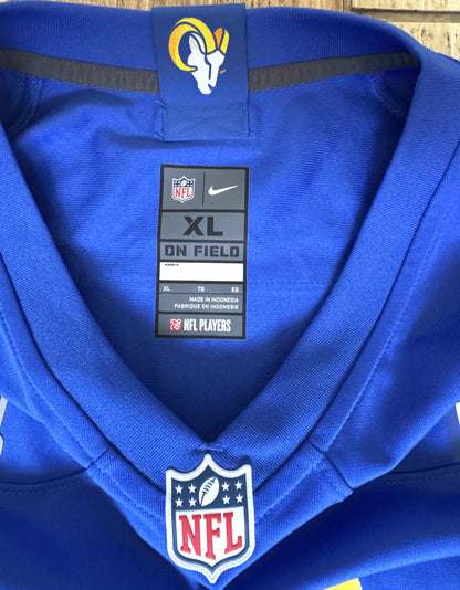 Matthew Stafford Signed✍️ Los Angeles Rams Nike Jersey Inscribed SB LVI Champs