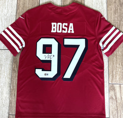 Nick Bosa Hand-Signed✍️San Francisco 49ers Nike NFL Jersey👕Memorabilia💥