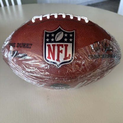 Mike Evans + Baker Mayfield Dual Signed GAME USED Wilson DUKE Ball Tampa Bay Buccaneers Proof of Authenticity included 📄