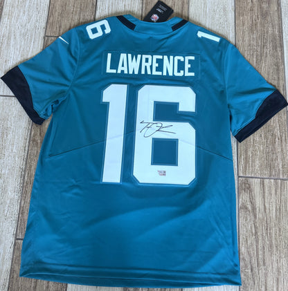 Trevor Lawrence Hand Signed ✍️ Jacksonville Jaguars 🐆 Nike NFL Jersey  –  Fanatics Authenticated 🛡️