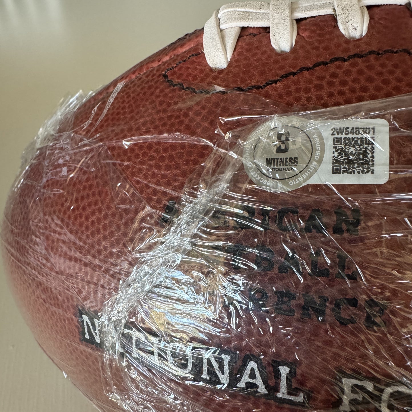 Mike Evans + Baker Mayfield Dual Signed GAME USED Wilson DUKE Ball Tampa Bay Buccaneers Proof of Authenticity included 📄