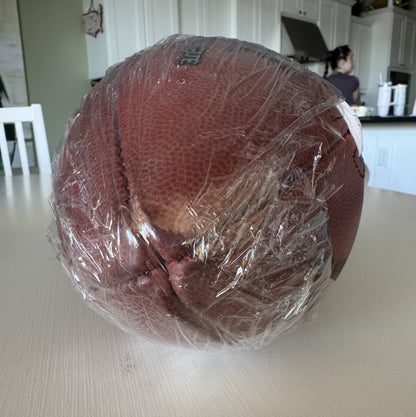 Mike Evans + Baker Mayfield Dual Signed GAME USED Wilson DUKE Ball Tampa Bay Buccaneers Proof of Authenticity included 📄
