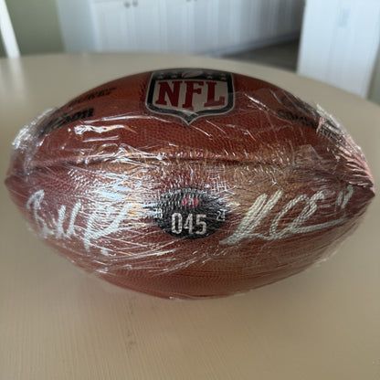 Mike Evans + Baker Mayfield Dual Signed GAME USED Wilson DUKE Ball Tampa Bay Buccaneers Proof of Authenticity included 📄