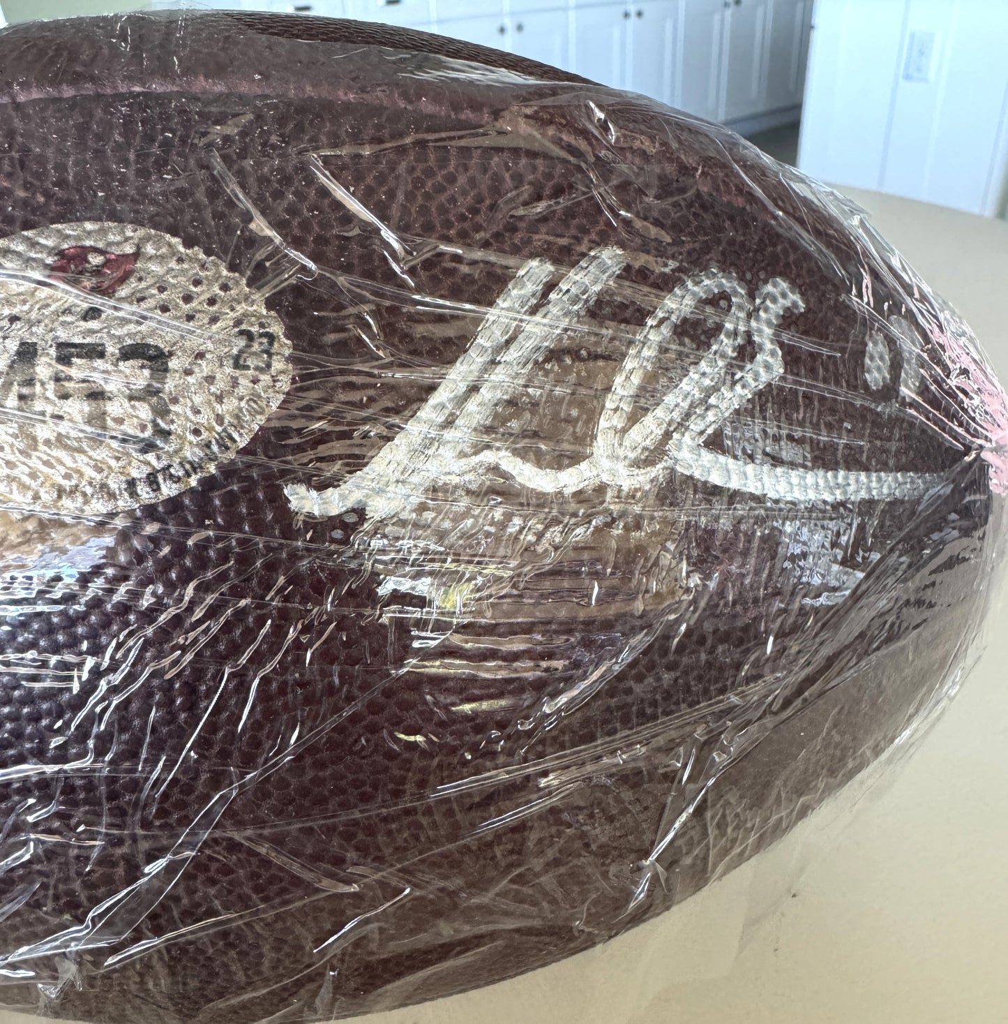 Baker Mayfield and Mike Evans DUAL Signed GAME USED Wilson DUKE Ball 🏈 Tampa Bay Buccaneers Proof of Authenticity included 📄🛡