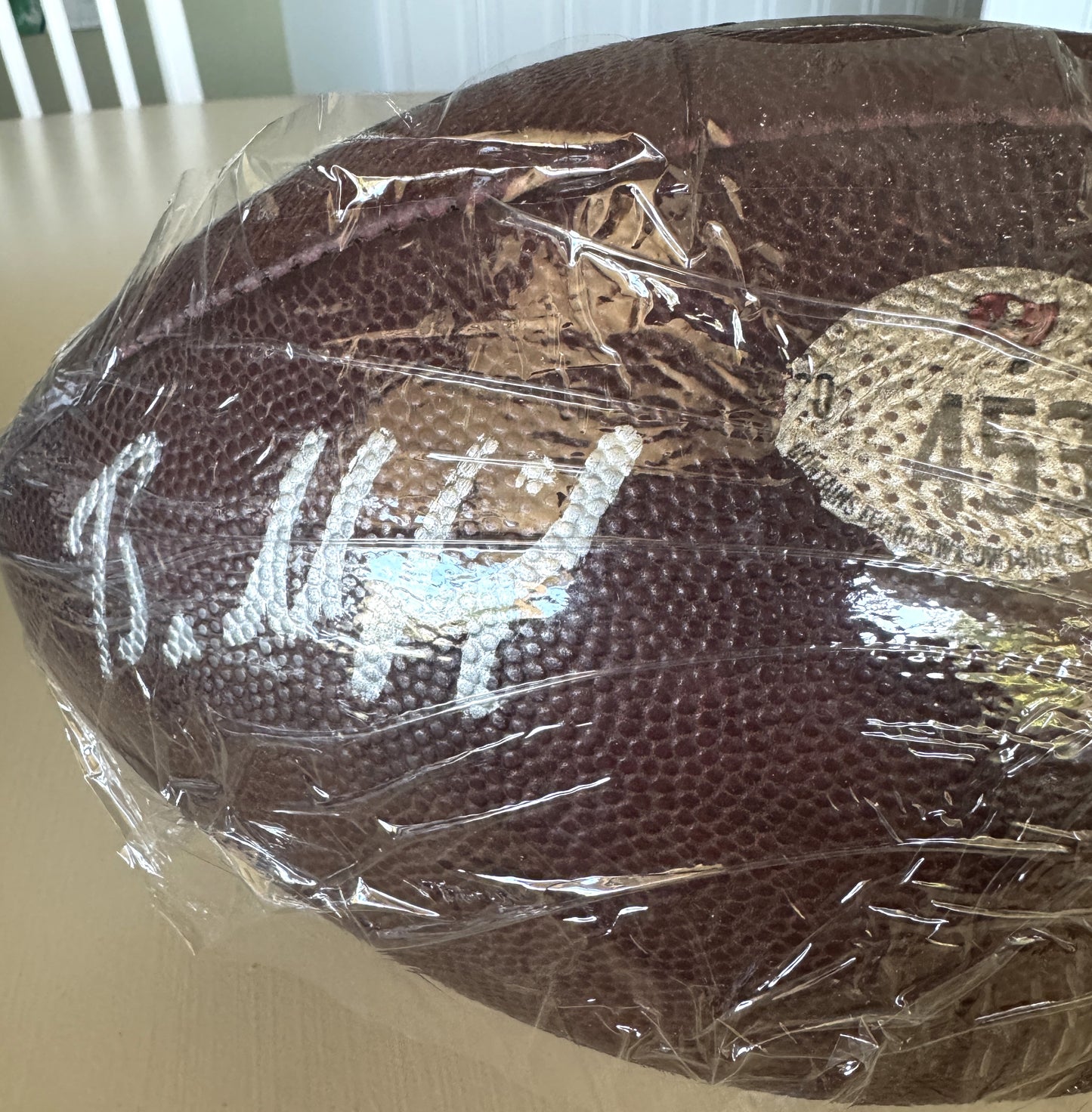 Baker Mayfield and Mike Evans DUAL Signed GAME USED Wilson DUKE Ball 🏈 Tampa Bay Buccaneers Proof of Authenticity included 📄🛡