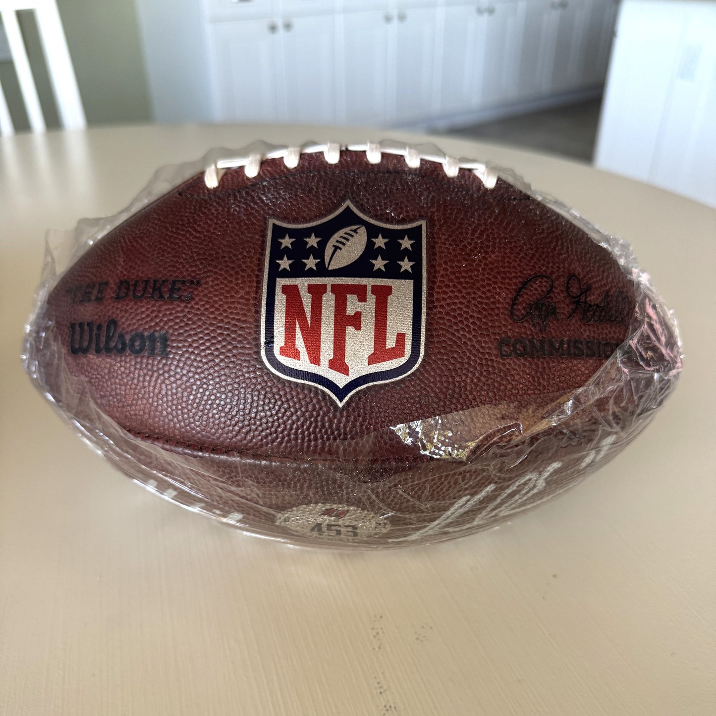 Baker Mayfield and Mike Evans DUAL Signed GAME USED Wilson DUKE Ball 🏈 Tampa Bay Buccaneers Proof of Authenticity included 📄🛡