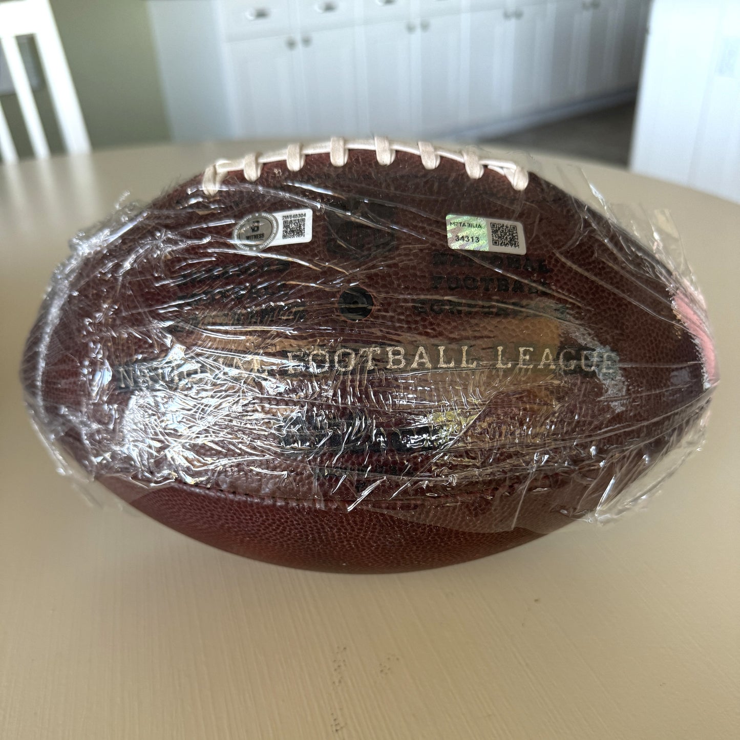 Baker Mayfield and Mike Evans DUAL Signed GAME USED Wilson DUKE Ball 🏈 Tampa Bay Buccaneers Proof of Authenticity included 📄🛡