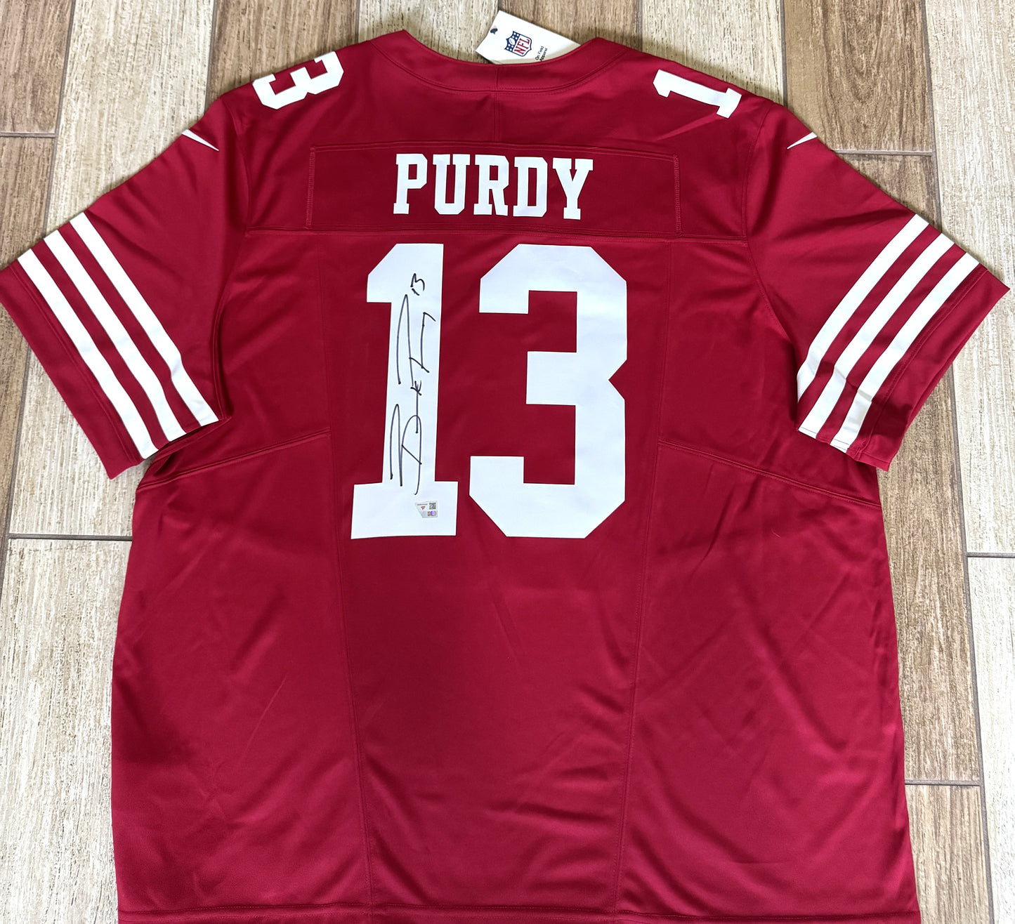 Brock Purdy Signed✍️San Francisco 49ers NIKE Limited NFL Authentic Jersey 👕Fanatics Memorabilia💥🔴