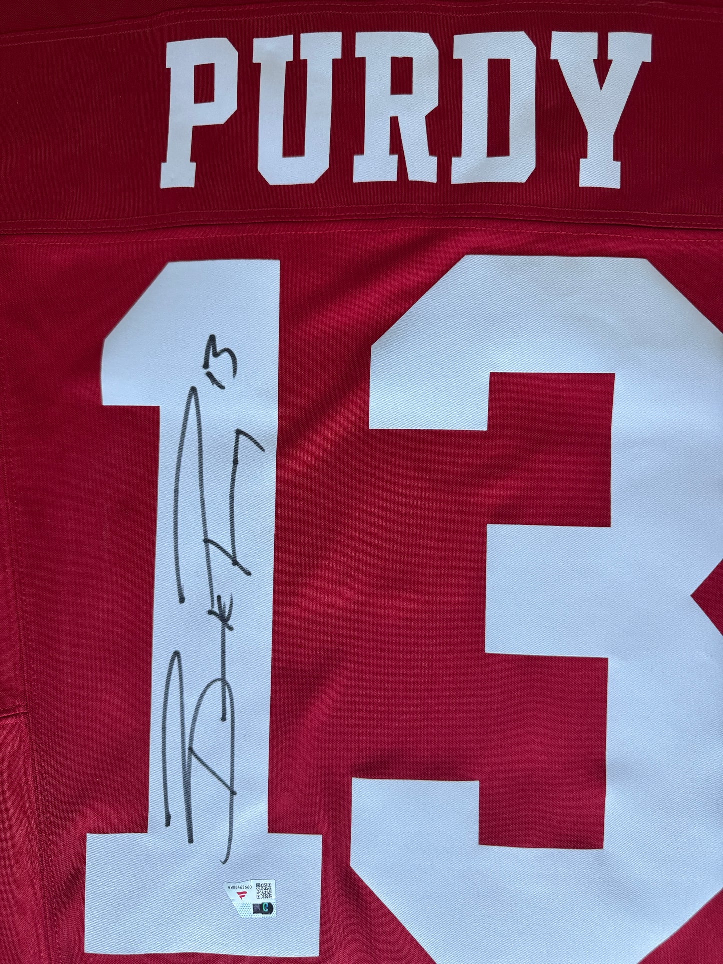 Brock Purdy Signed✍️San Francisco 49ers NIKE Limited NFL Authentic Jersey 👕Fanatics Memorabilia💥🔴