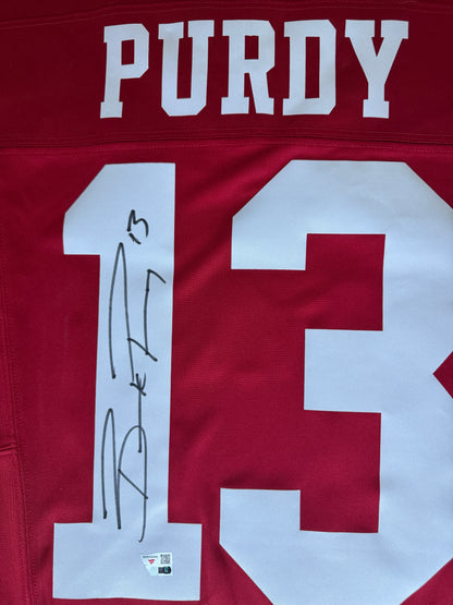 Brock Purdy Signed✍️San Francisco 49ers NIKE Limited NFL Authentic Jersey 👕Fanatics Memorabilia💥🔴