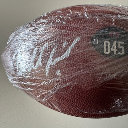 Mike Evans + Baker Mayfield Dual Signed GAME USED Wilson DUKE Ball Tampa Bay Buccaneers Proof of Authenticity included 📄