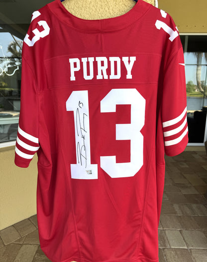 Brock Purdy Signed✍️San Francisco 49ers NIKE Limited NFL Authentic Jersey 👕Fanatics Memorabilia💥🔴