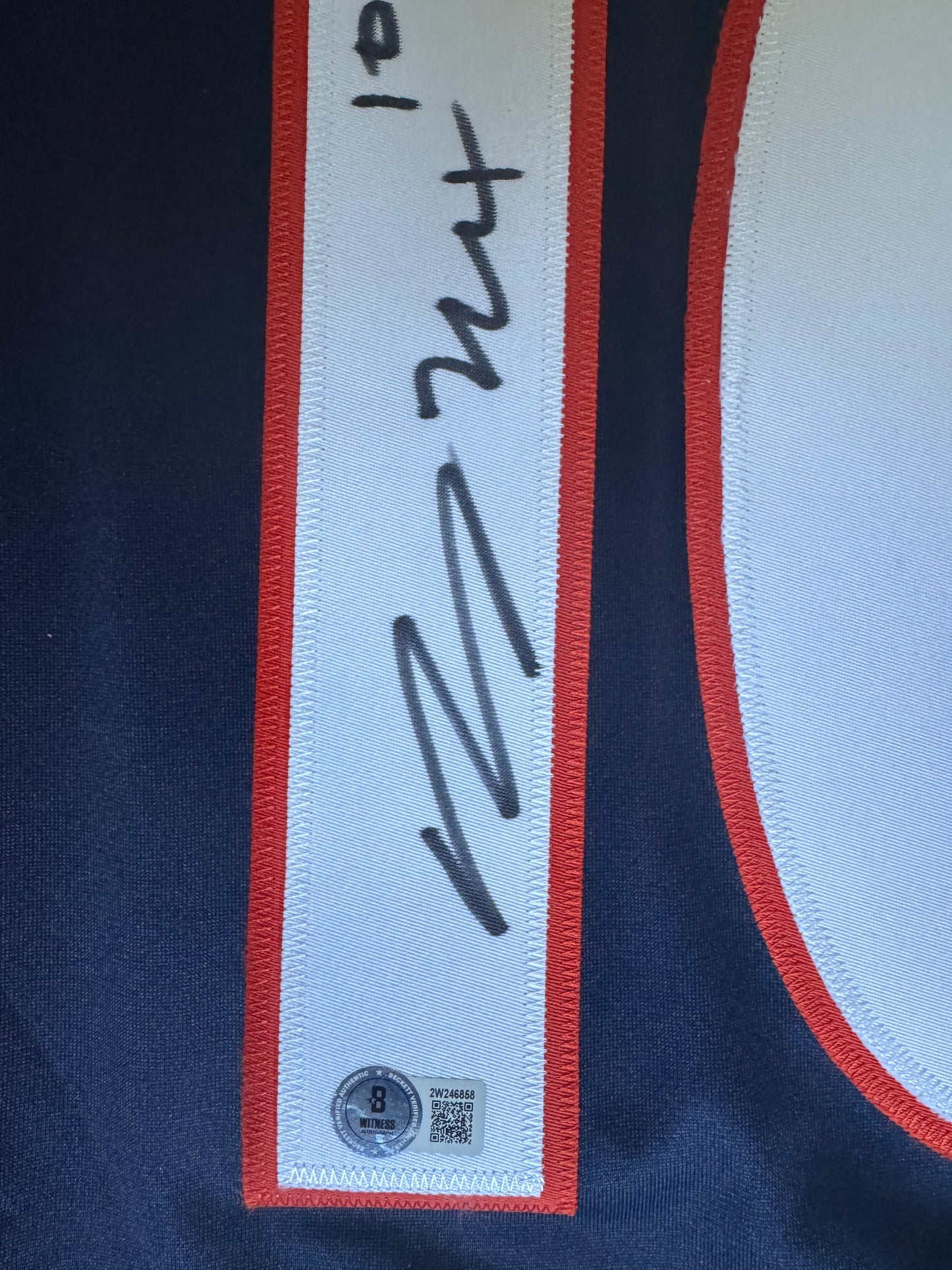 BO NIX Signed ✍️ Denver Broncos 🐎 NIKE Limited NFL Jersey - Sports Memorabilia🏈 Inc. Authentication 🛡️