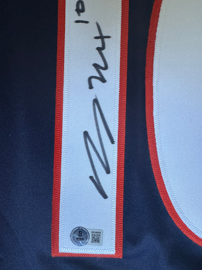 BO NIX Signed ✍️ Denver Broncos 🐎 NIKE Limited NFL Jersey - Sports Memorabilia🏈 Inc. Authentication 🛡️