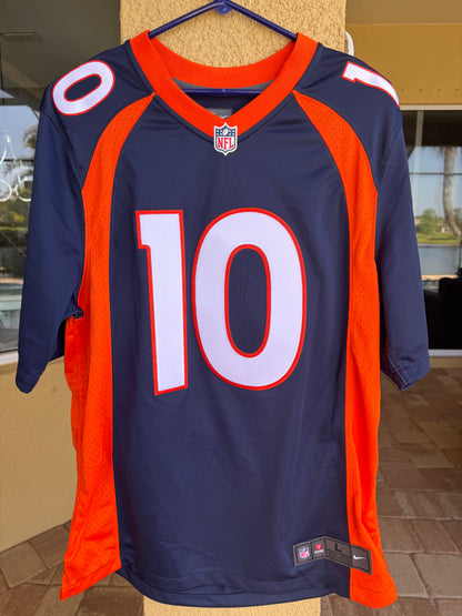 BO NIX Signed ✍️ Denver Broncos 🐎 NIKE Limited NFL Jersey - Sports Memorabilia🏈 Inc. Authentication 🛡️
