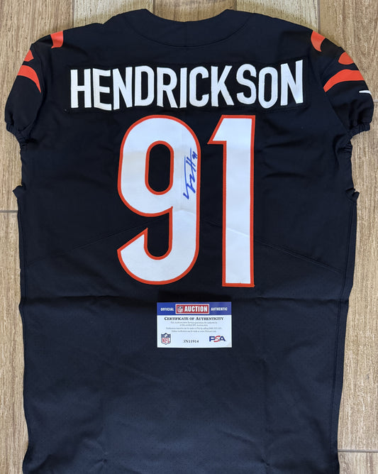 Trey Hendrickson Signed✍️Cincinnati Bengals🐅Authentic Nike NFL Jersey👕🧡🖤