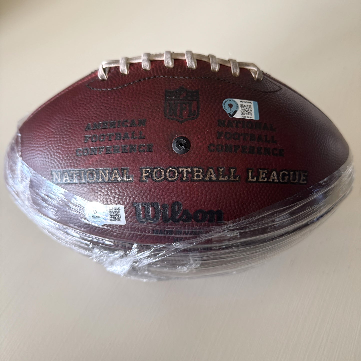 Baker Mayfield GAME USED 💪 09/07/25 Signed + Inscribed Ball Tampa Bay Buccaneers vs Atlanta Falcons Proof of Authenticity included 🛡️