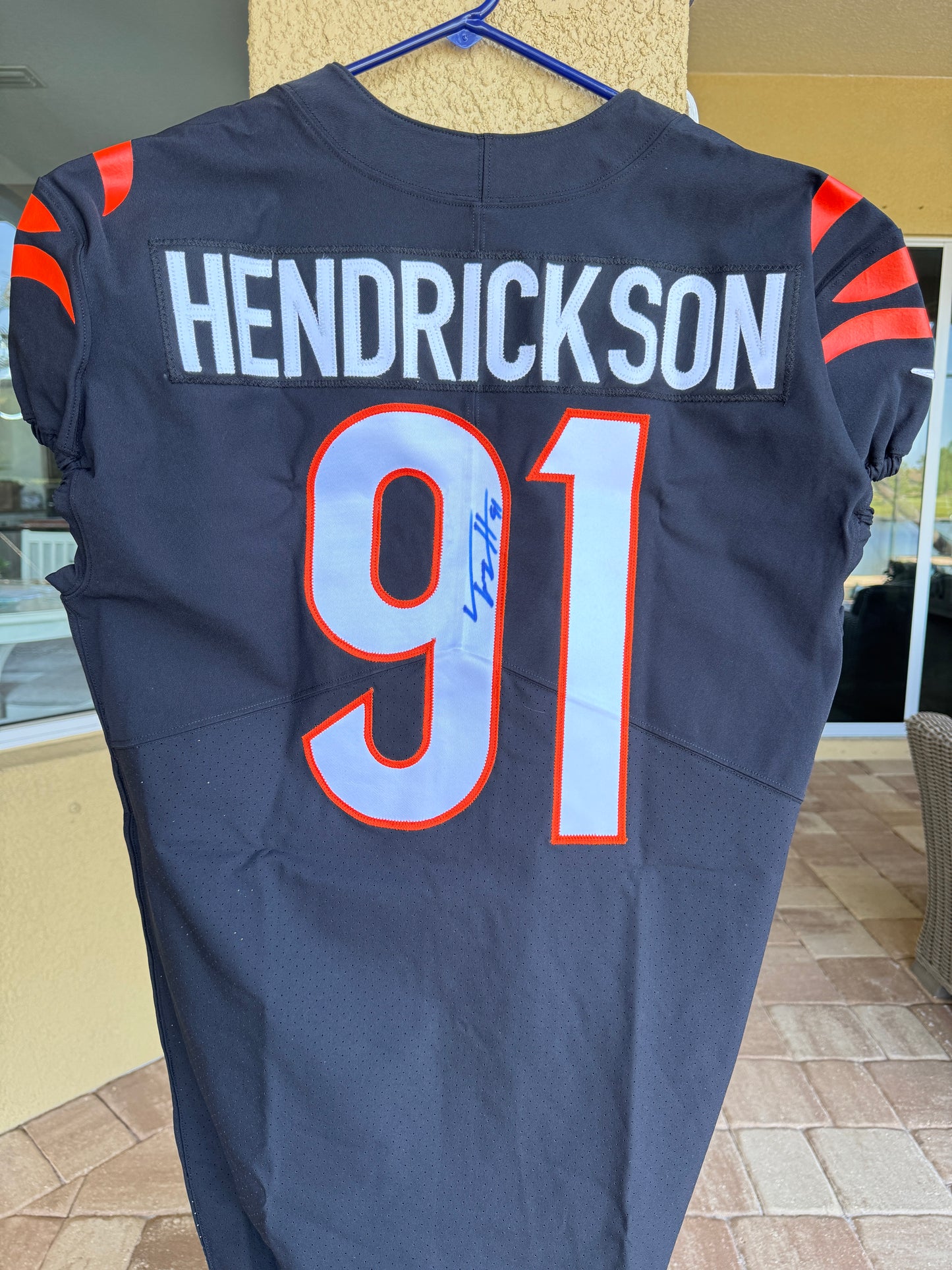 Trey Hendrickson Signed✍️Cincinnati Bengals🐅Authentic Nike NFL Jersey👕🧡🖤