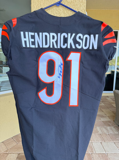 Trey Hendrickson Signed✍️Cincinnati Bengals🐅Authentic Nike NFL Jersey👕🧡🖤