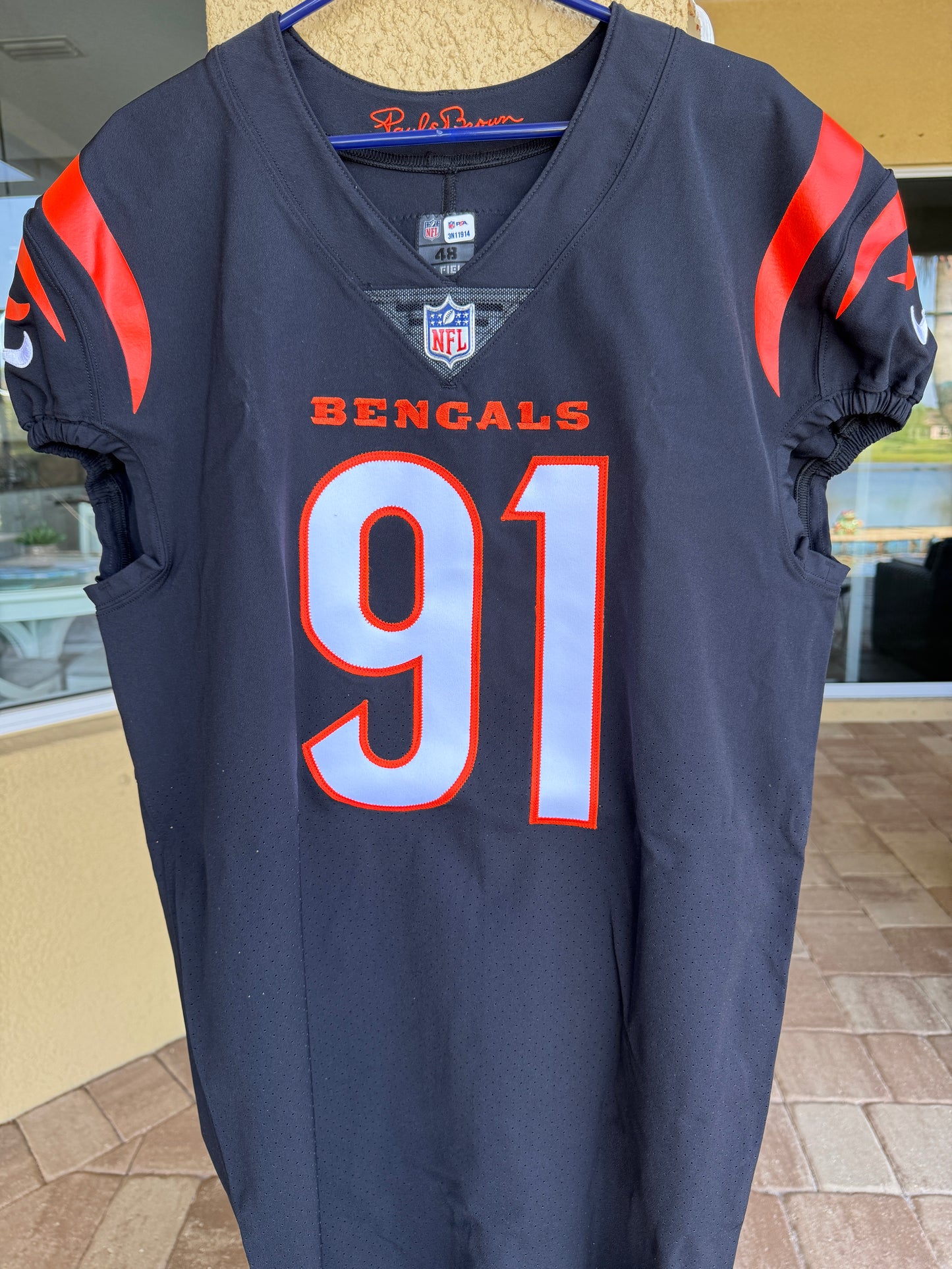 Trey Hendrickson Signed✍️Cincinnati Bengals🐅Authentic Nike NFL Jersey👕🧡🖤