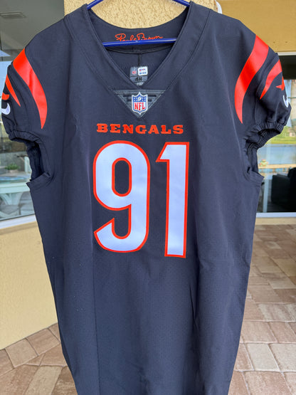 Trey Hendrickson Signed✍️Cincinnati Bengals🐅Authentic Nike NFL Jersey👕🧡🖤