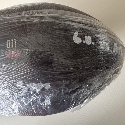 Baker Mayfield GAME USED 💪 09/07/25 Signed + Inscribed Ball Tampa Bay Buccaneers vs Atlanta Falcons Proof of Authenticity included 🛡️