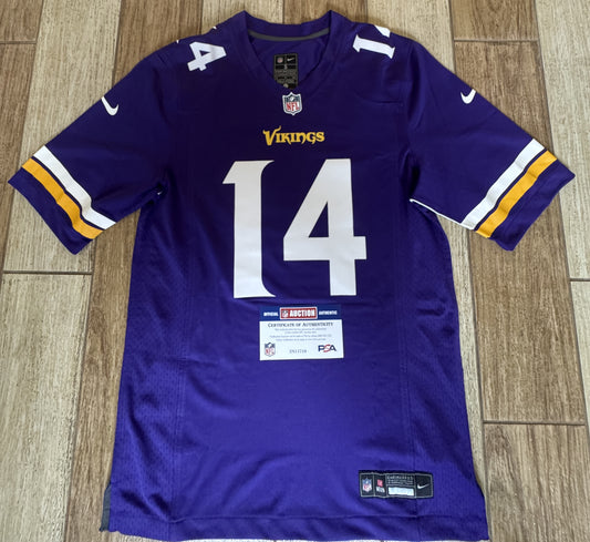Sam Darnold Minnesota Vikings Signed✍️Replica Nike Jersey👕NFL Memorabilia💜