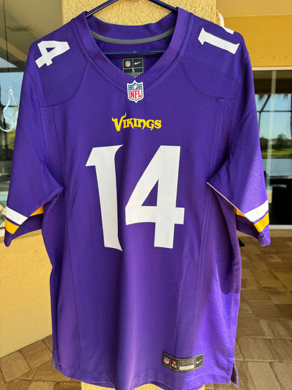 Sam Darnold Minnesota Vikings Signed✍️Replica Nike Jersey👕NFL Memorabilia💜