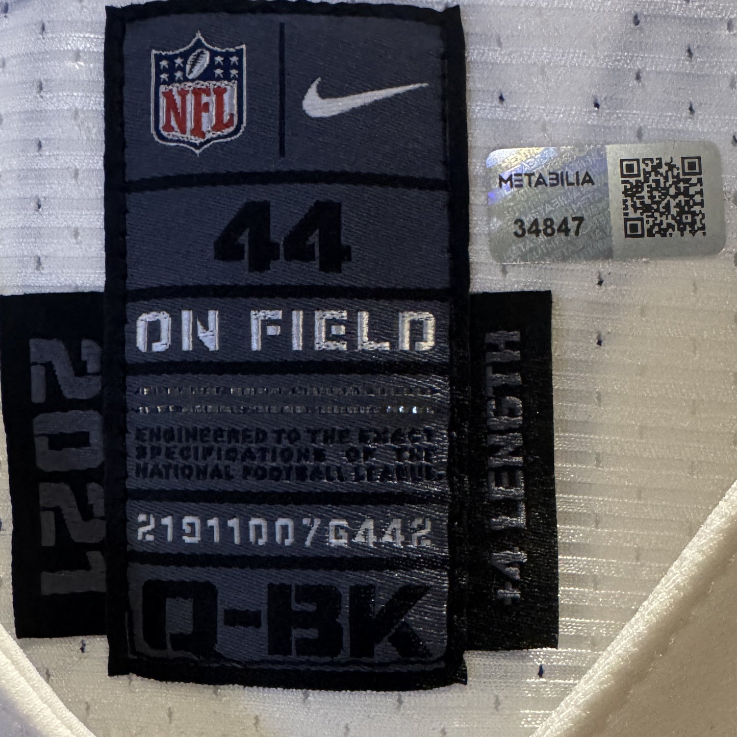 Matt Ryan TEAM / GAME ISSUED 💪 Indianapolis Colts 🐎 Nike NFL Jersey 👕 Inc. COA and Captain's Patch