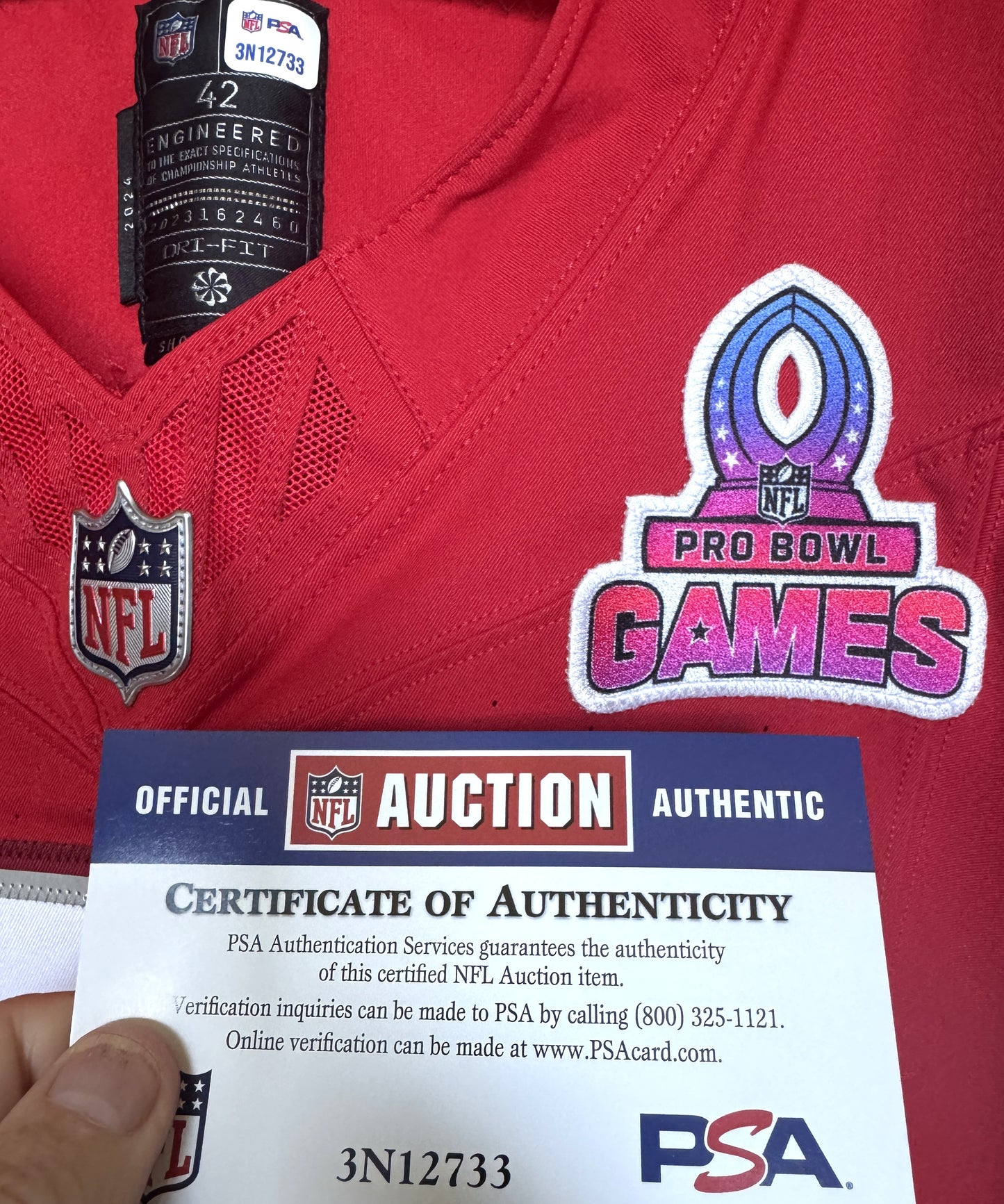 Ronnie Stanley GAME ISSUED 💪 Baltimore Ravens 2025 Pro Bowl Games NFL Jersey 👕 Also includes COA