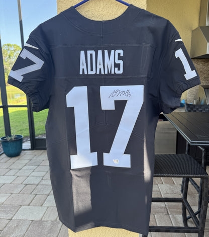 Davante Adams Signed Las Vegas Raiders Nike ELITE On Field Jersey👕NFL Sports