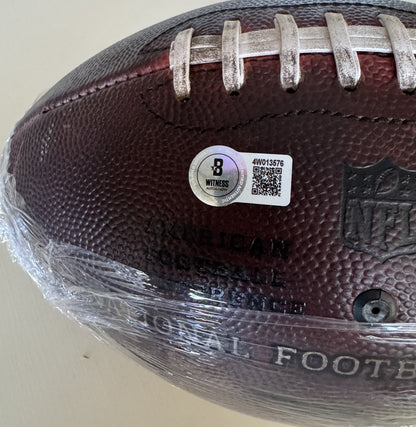 Baker Mayfield GAME USED 11/10/24 PHOTO MATCHED Signed and Inscribed Wilson Duke Ball Tampa Bay Buccaneers vs San Francisco 49ers Also includes Proof of Authenticity 🛡️