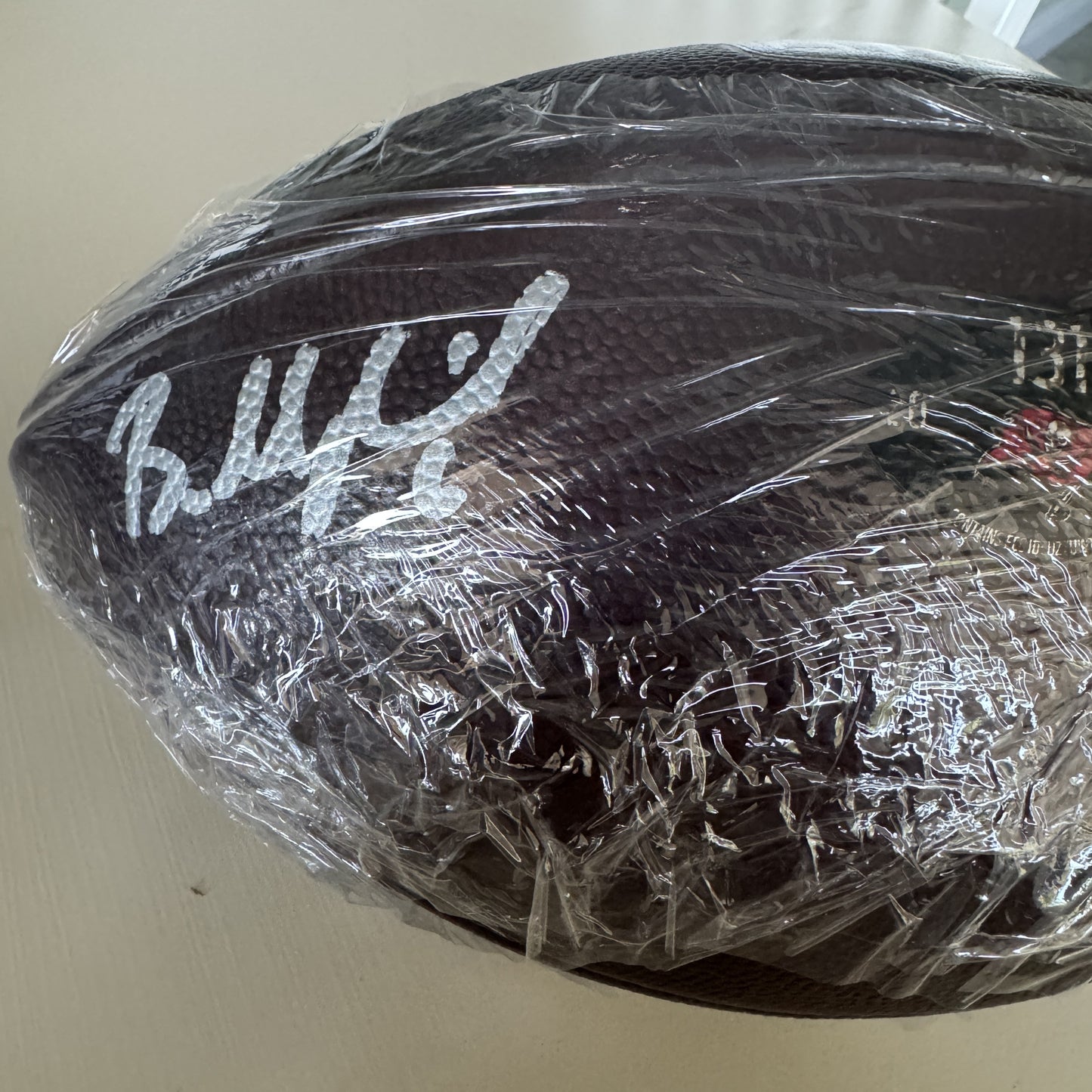 Baker Mayfield GAME USED 09/28/2025 Signed + Inscribed Tampa Bay Buccaneers Ball vs Philadelphia Eagles Also includes Proof of Authenticity 🛡️