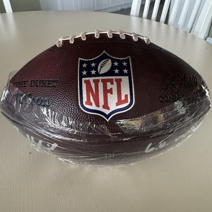Baker Mayfield GAME USED 09/28/2025 Signed + Inscribed Tampa Bay Buccaneers Ball vs Philadelphia Eagles Also includes Proof of Authenticity 🛡️