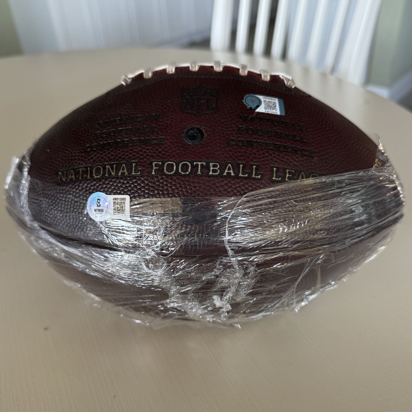 Baker Mayfield GAME USED 09/28/2025 Signed + Inscribed Tampa Bay Buccaneers Ball vs Philadelphia Eagles Also includes Proof of Authenticity 🛡️
