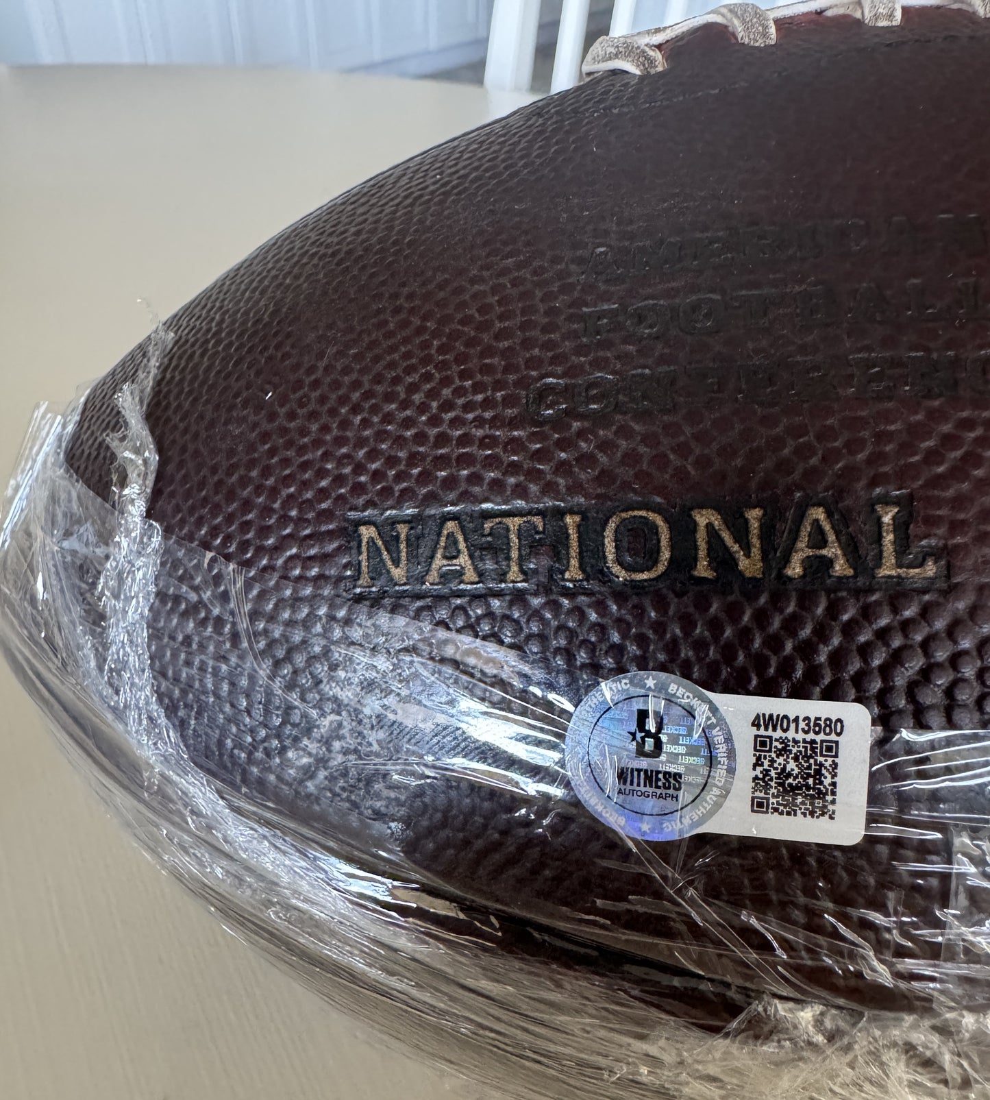 Baker Mayfield GAME USED 09/28/2025 Signed + Inscribed Tampa Bay Buccaneers Ball vs Philadelphia Eagles Also includes Proof of Authenticity 🛡️