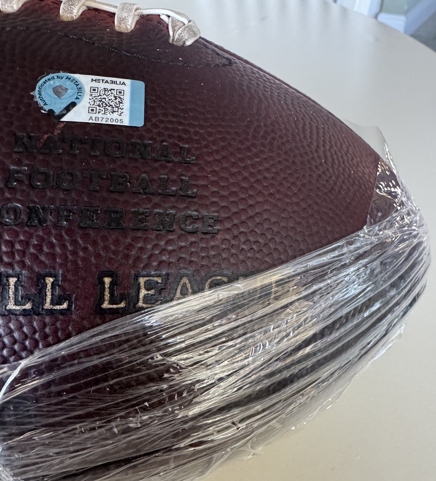 Baker Mayfield GAME USED 09/28/2025 Signed + Inscribed Tampa Bay Buccaneers Ball vs Philadelphia Eagles Also includes Proof of Authenticity 🛡️