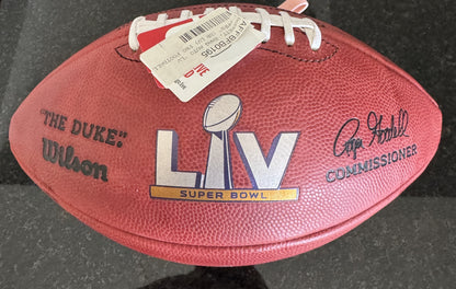 Shaquil Barrett Signed✍️Tampa Bay Buccaneers Super Bowl LV Duke Football with“SB LV CHAMPS” Inscription