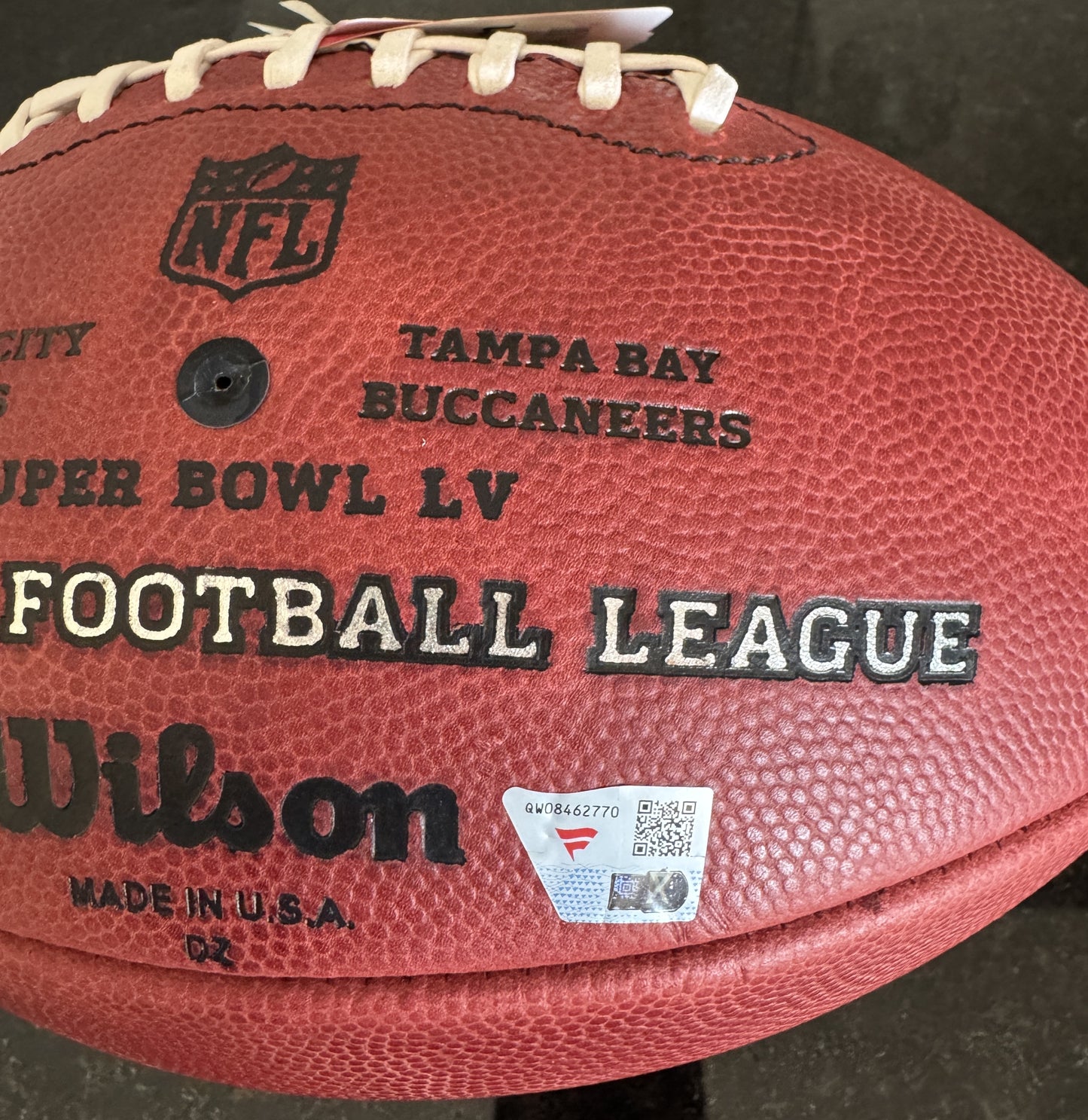 Shaquil Barrett Signed✍️Tampa Bay Buccaneers Super Bowl LV Duke Football with“SB LV CHAMPS” Inscription