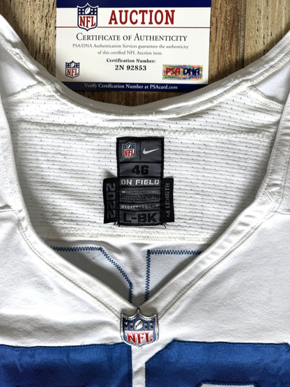 Ryan Kelly Signed ✍️ GAME WORN 10/06/22 Indianapolis Colts On-Field NFL Jersey 🎽 vs. Denver Broncos Also includes PSA Authenticity 🛡️
