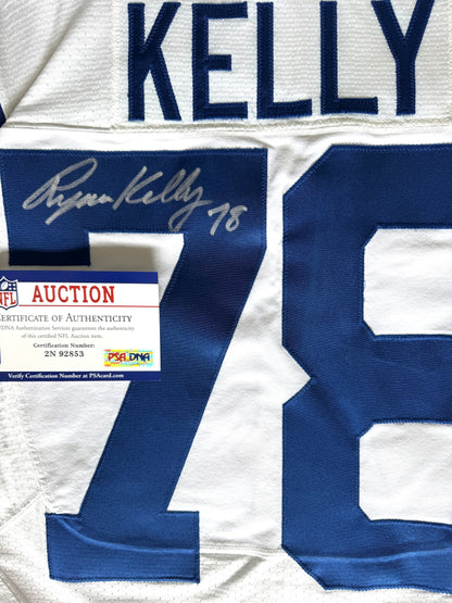 Ryan Kelly Signed ✍️ GAME WORN 10/06/22 Indianapolis Colts On-Field NFL Jersey 🎽 vs. Denver Broncos Also includes PSA Authenticity 🛡️