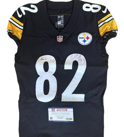 Steven Sims GAME WORN 💪10/16/22 PHOTO-MATCHED 📸 Pittsburgh Steelers On-Field NFL Jersey vs. Tampa Bay Buccaneers Also includes PSA Authenticity 🛡️